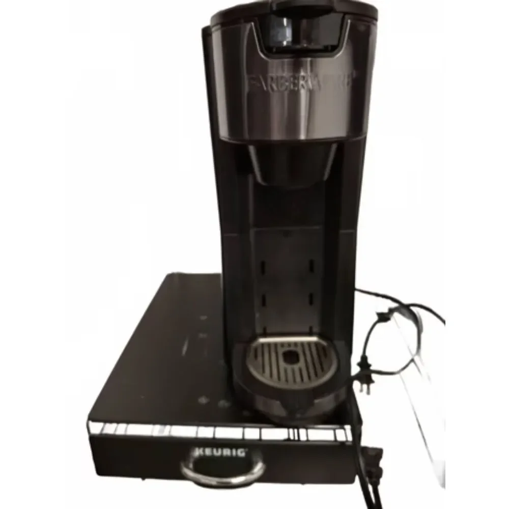 Farberware Single Serve Coffee Maker + Keurig K-Cup Storage Drawer Bundle